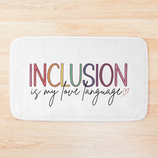 Item preview, Inclusion is my love language designed and sold by 3andZiz.
