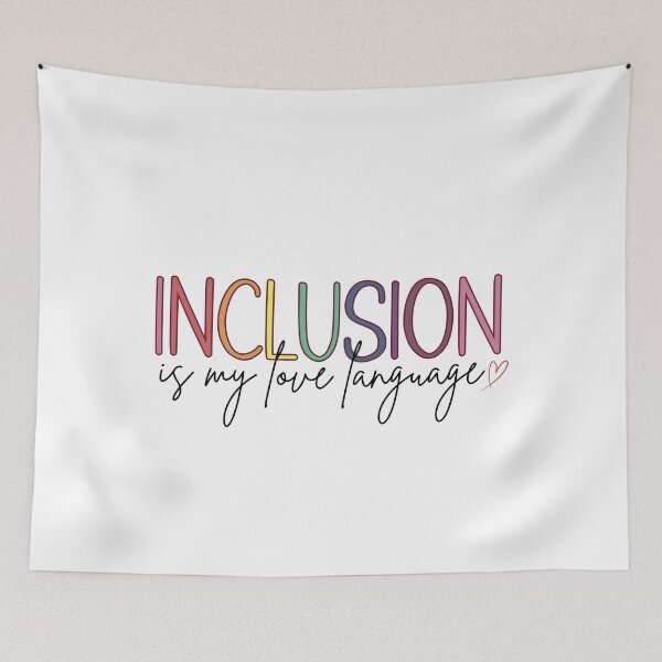 Item preview, Inclusion is my love language designed and sold by 3andZiz.