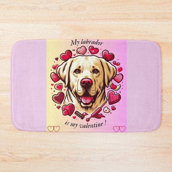 Item preview, My labrador is my valentine ! designed and sold by ZingZest.