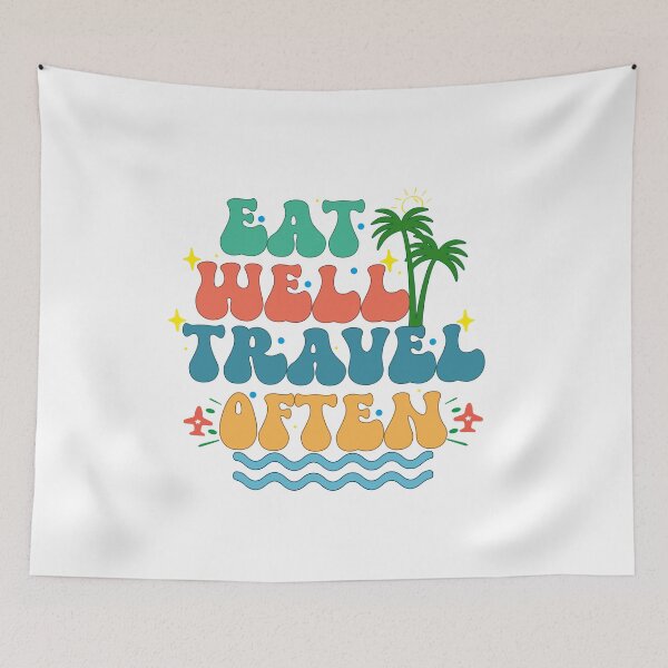 Item preview, eat well travel often, Passionate about travel and trip designed and sold by Ouzgane.