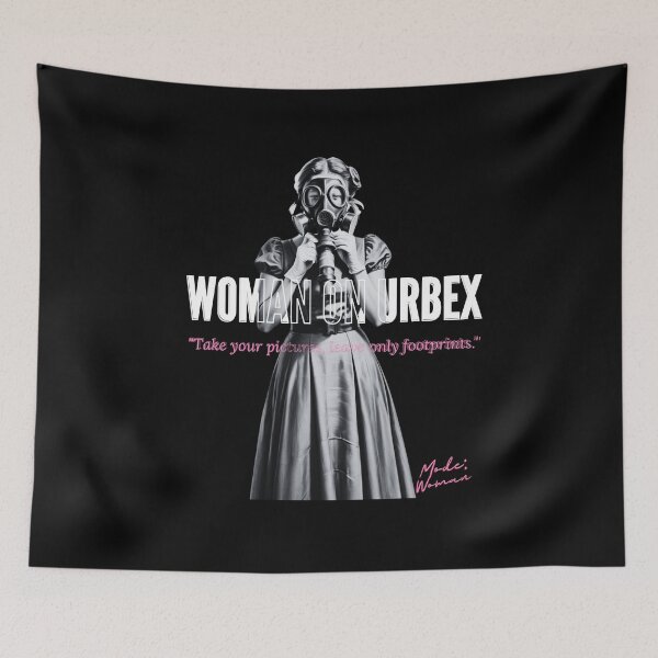 Item preview, Woman on Urbex designed and sold by BuildingHacking.
