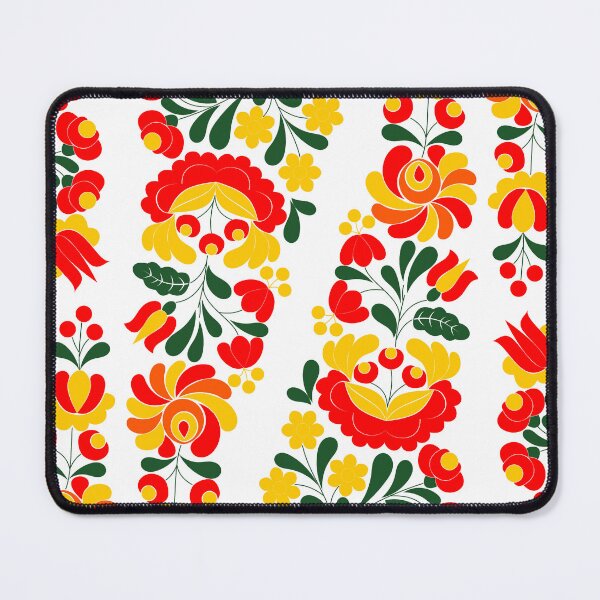 Item preview, Folkloristic floral patterns designed and sold by mikistudio.