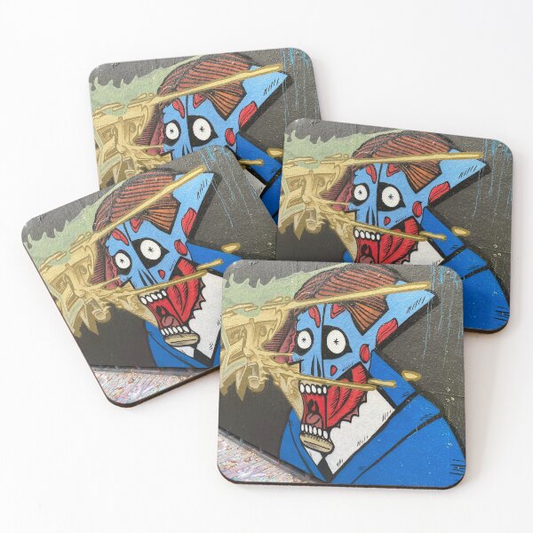 Item preview, Graffiti Alley Obra de arte de un hombre de negocios zombie designed and sold by Goatdeck.