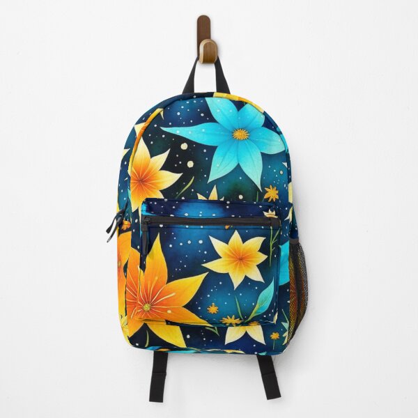 Item preview, Yellow And Blue Celestial Flower Dream  designed and sold by ByNicoleSara.