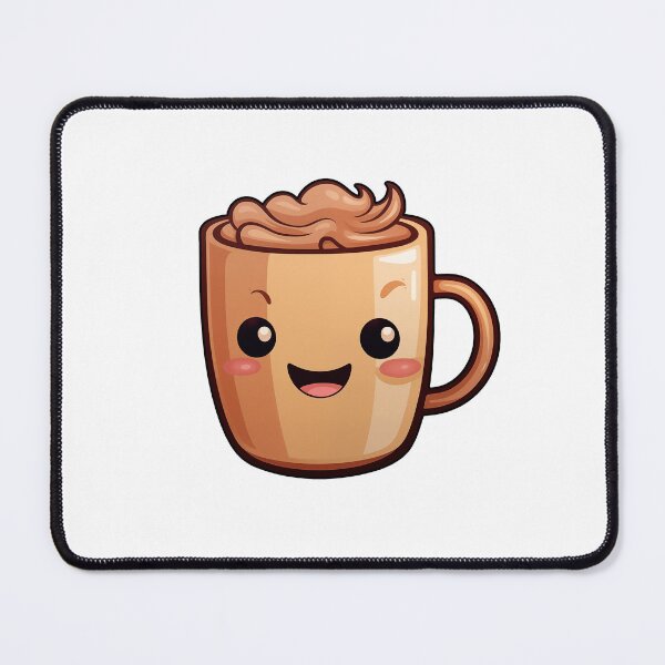 Item preview, Happy Coffee Cup Cartoon designed and sold by Kitty Nut House.