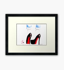 Slummin' It In My Loubou's Framed Print