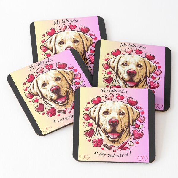 Item preview, My labrador is my valentine ! designed and sold by ZingZest.