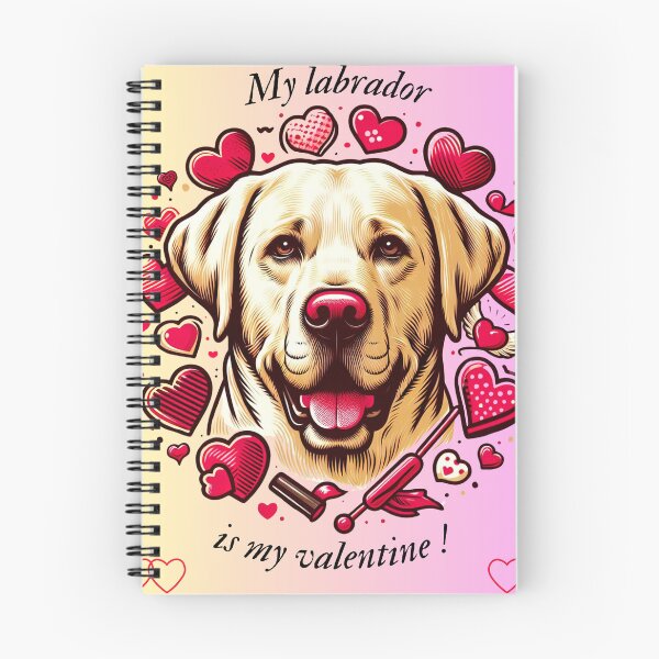 Item preview, My labrador is my valentine ! designed and sold by ZingZest.