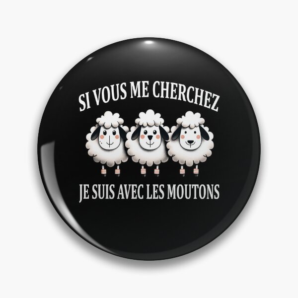 Item preview, Je Suis Avec Les Moutons | Drôle De Berger Disant designed and sold by irek07.