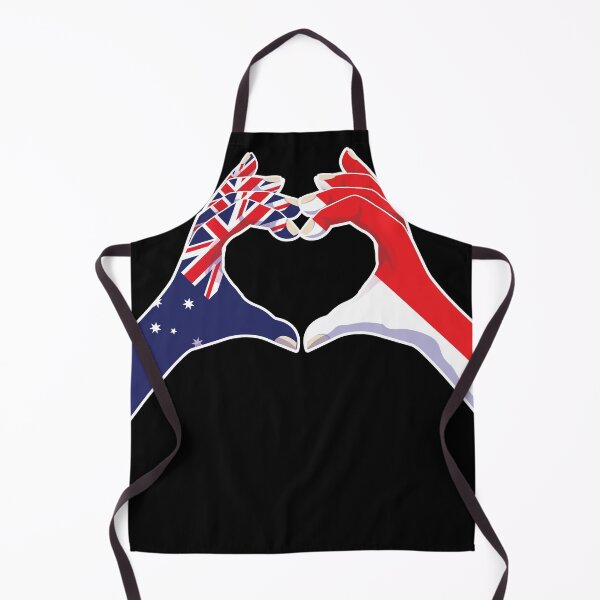 Item preview, Indonesia Indonesian Australian Australia Love Heart Peace designed and sold by FlagX.