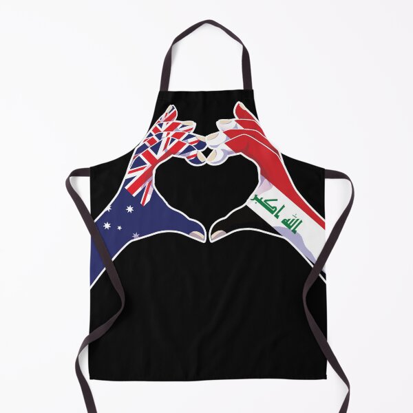 Item preview, Iraq Iraqi Australian Australia Love Heart Peace designed and sold by FlagX.