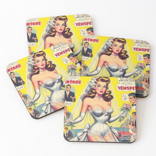 Item preview, Retro Bride Pin Up designed and sold by PulpVintage.