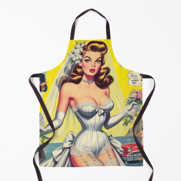 Item preview, Retro Bride Pin Up designed and sold by PulpVintage.