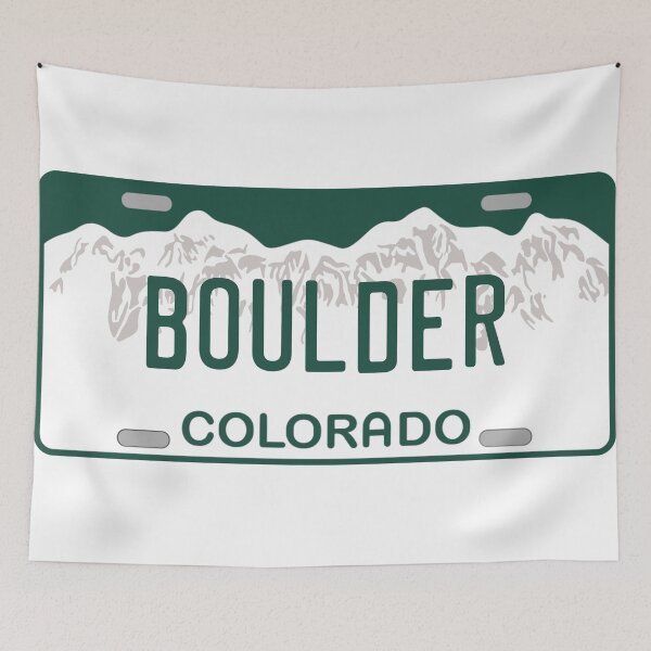 Item preview, Boulder Colorado License Plate designed and sold by Decal Mania.