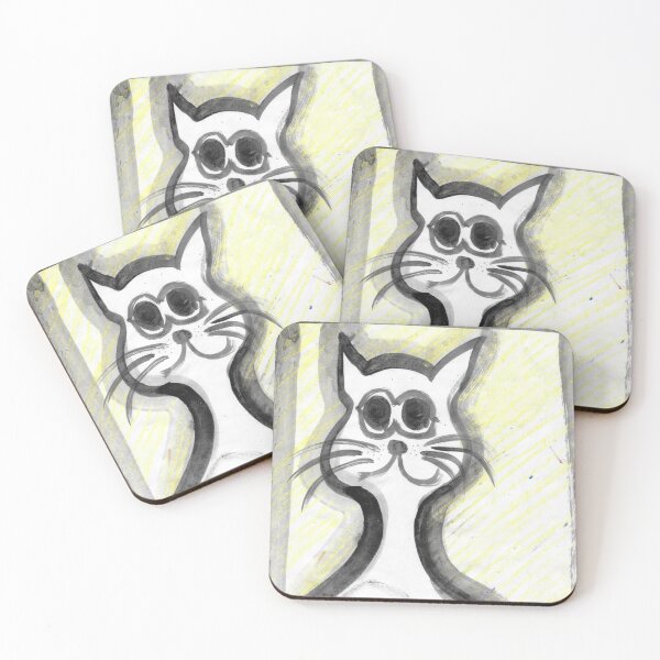 Item preview, White cat - 2 designed and sold by walterfest.