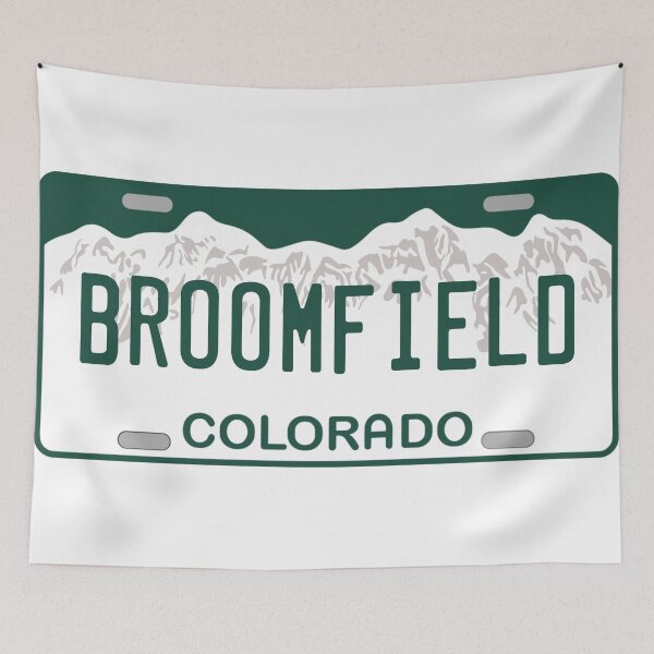 Item preview, Broomfield Colorado License Plate designed and sold by Decal Mania.