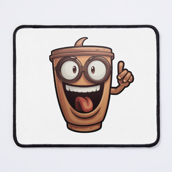 Item preview, Energetic Coffee Cup Cartoon designed and sold by Kitty Nut House.