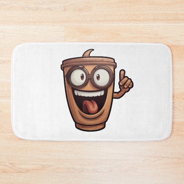 Item preview, Energetic Coffee Cup Cartoon designed and sold by Kitty Nut House.