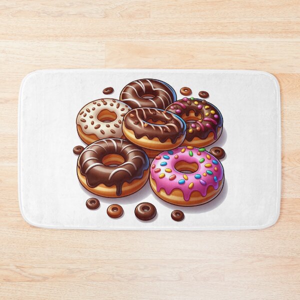 Item preview, Cartoon donut pile designed and sold by siljeberg.