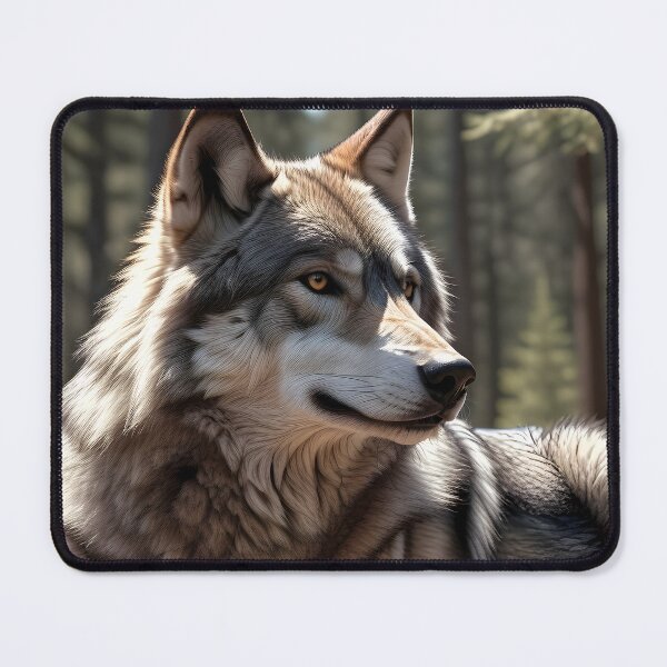 Item preview, Picture of an American Wolf in the Wild designed and sold by Petalandfur.