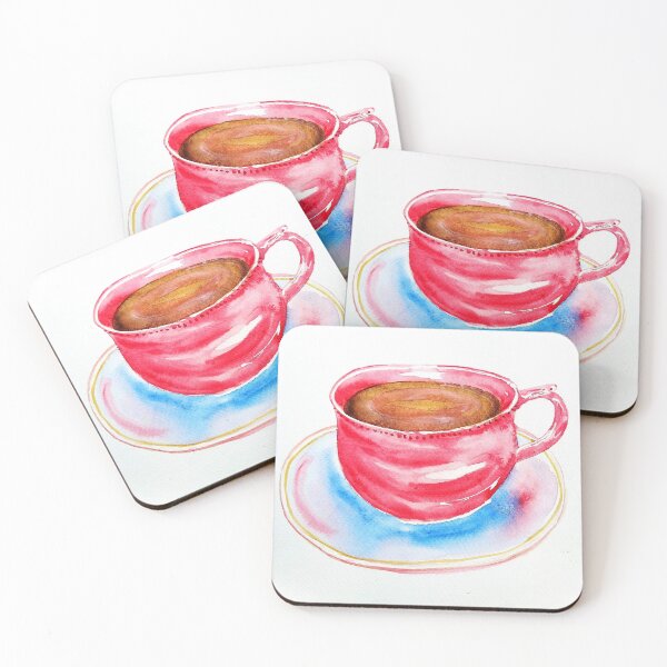 Item preview, Pretty Tea Cup Painting Design designed and sold by CasaDaCasimira.