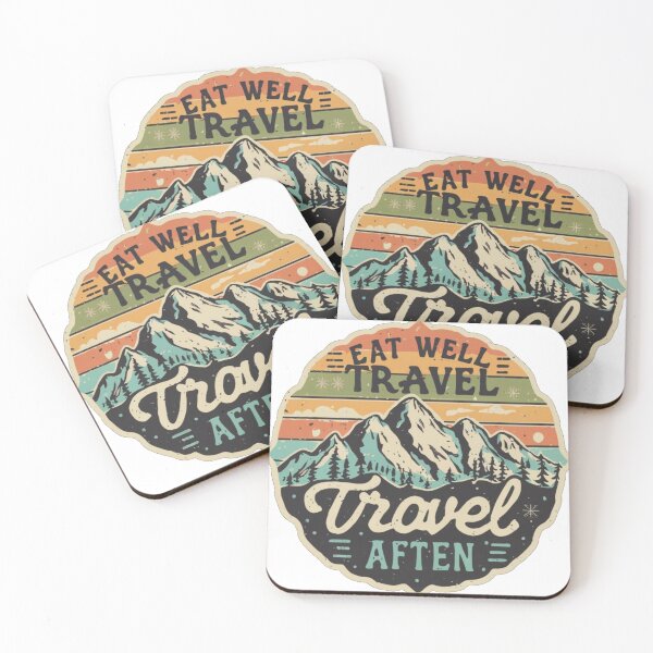 Item preview, Eat well travel often designed and sold by TheArtPoint.