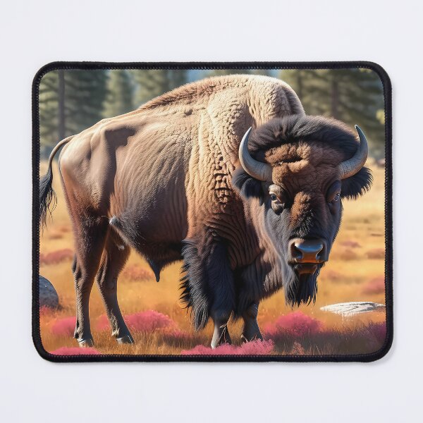 Item preview, Picture of an American Bison in the Wild designed and sold by Petalandfur.