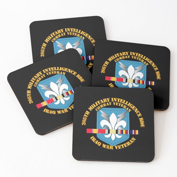 Item preview, Army - 205th MI Bde - Iraq Vet  w SVC Ribbons designed and sold by Military Insignia Products.