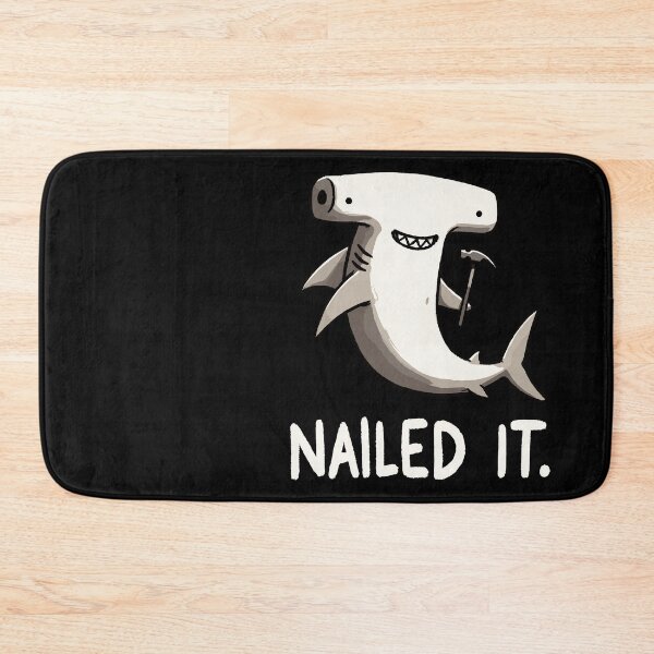 Item preview, Nailed it Hammerhead Shark designed and sold by DoodleDashShop.