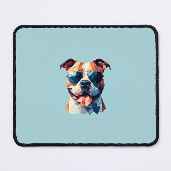 Item preview, Low poly staffie designed and sold by pseudosiren.