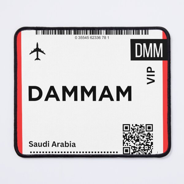 Item preview, Dammam, Saudi Arabia airplane Boarding Pass designed and sold by RoamInk.