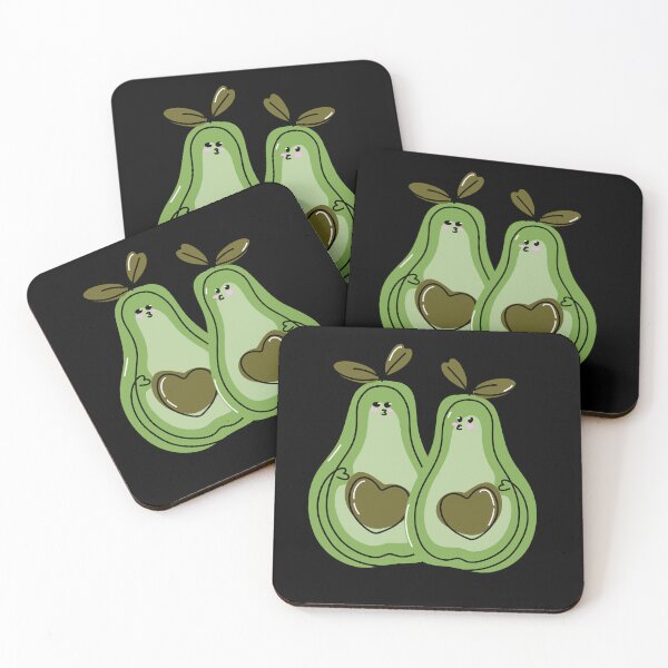 Item preview, Valentine's Day Kawaii Design Gifts T-Shirt Simple Avocado Kiss  designed and sold by CANDYFrog.