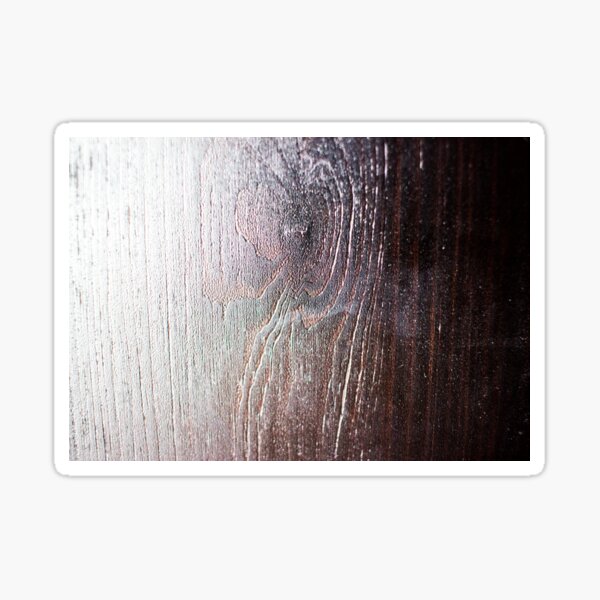 Black Wood Texture Sticker