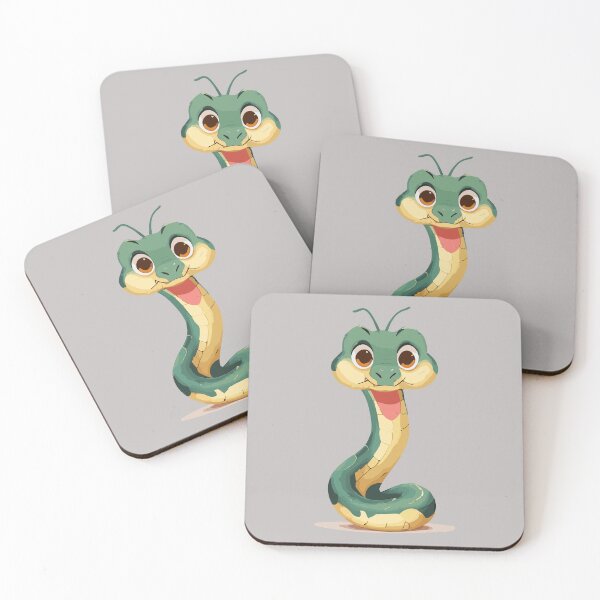 Item preview, Cute tropical snake, funny cartoon reptile designed and sold by davidbomel-Art.