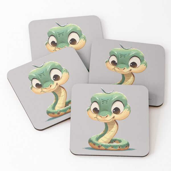 Item preview, Cute tropical snake, funny cartoon reptile designed and sold by davidbomel-Art.