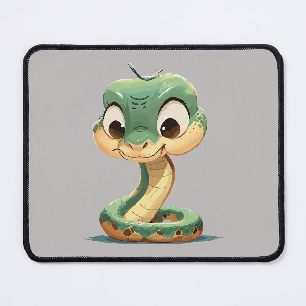 Item preview, Cute tropical snake, funny cartoon reptile designed and sold by davidbomel-Art.