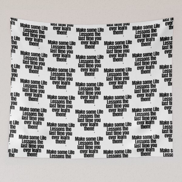 Item preview, Make some life lessons the last time you ever learn them! designed and sold by Finds.