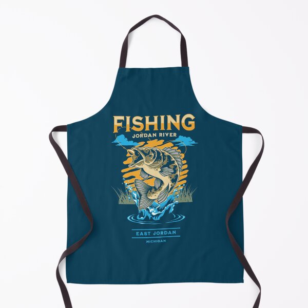 Item preview, East Jordan, Michigan, Fishing Jordan River designed and sold by StonegateArt.