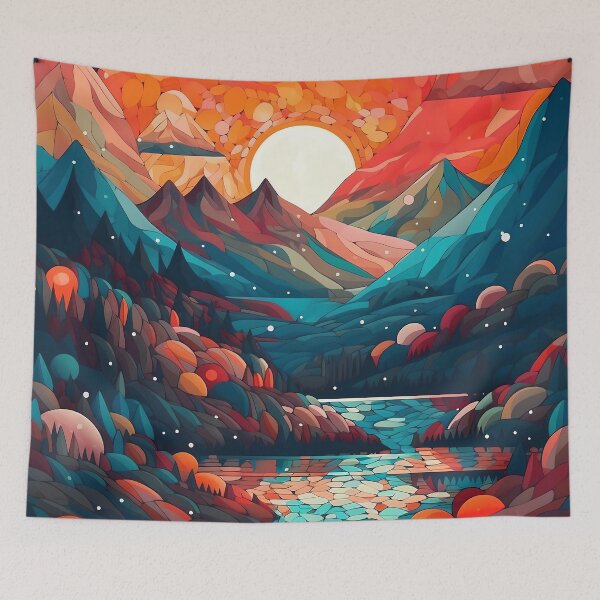 Item preview, Explore a Wondrous Alien Landscape with this Stunning Nature Print designed and sold by GiveMeMood.