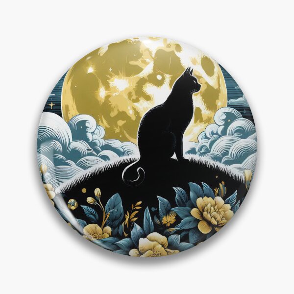 Item preview, The midnight Cat designed and sold by popflix.