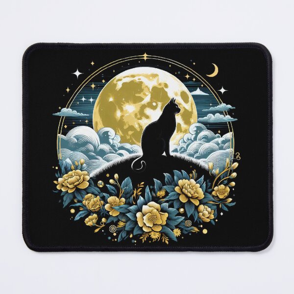 Item preview, The midnight Cat designed and sold by popflix.