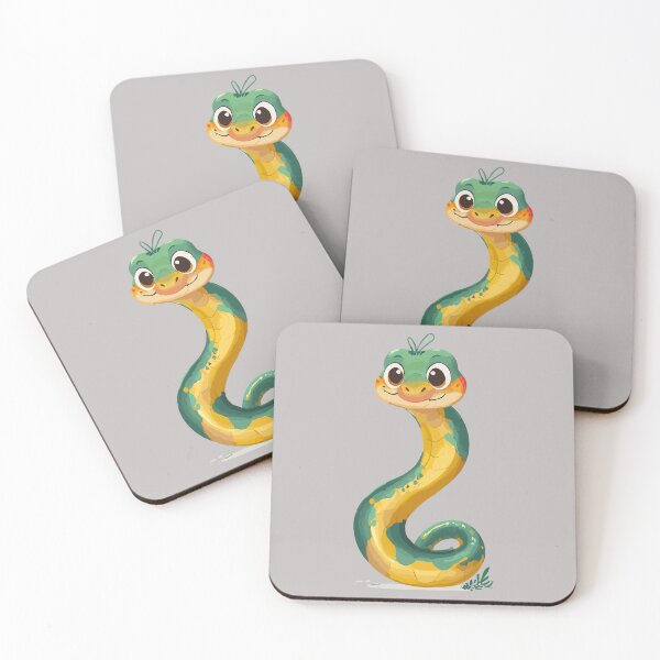 Item preview, Cute tropical snake, funny cartoon reptile designed and sold by davidbomel-Art.