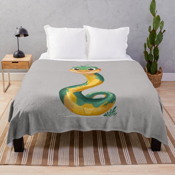 Item preview, Cute tropical snake, funny cartoon reptile designed and sold by davidbomel-Art.