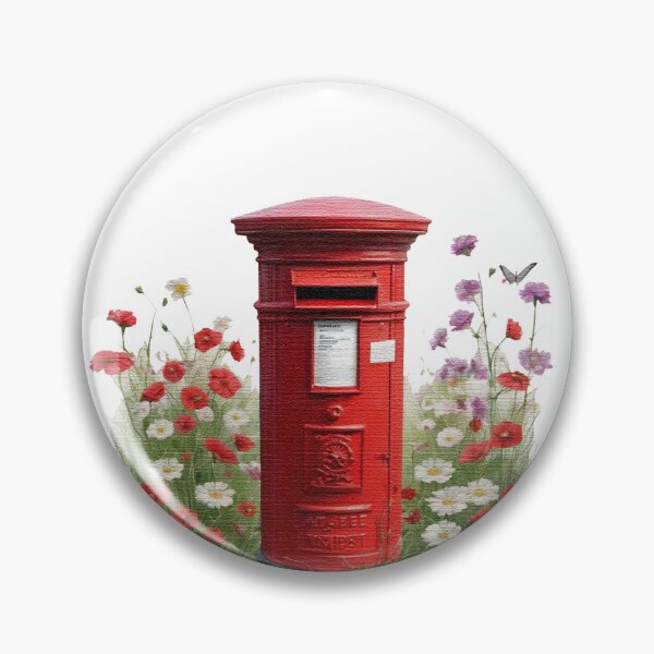 Item preview, Red post box designed and sold by jnsmerchstore.