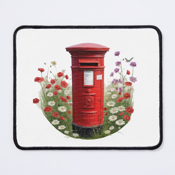 Item preview, Red post box designed and sold by jnsmerchstore.