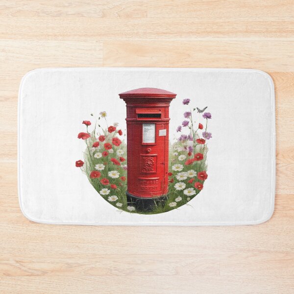 Item preview, Red post box designed and sold by jnsmerchstore.