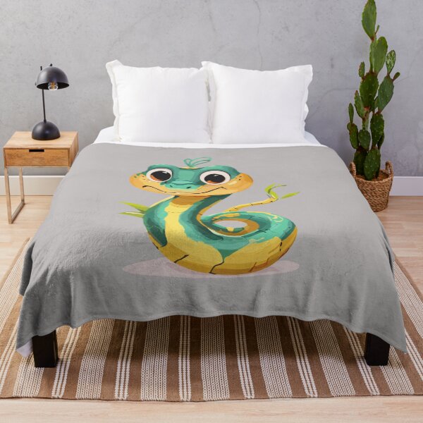 Item preview, Cute tropical snake, funny cartoon reptile designed and sold by davidbomel-Art.