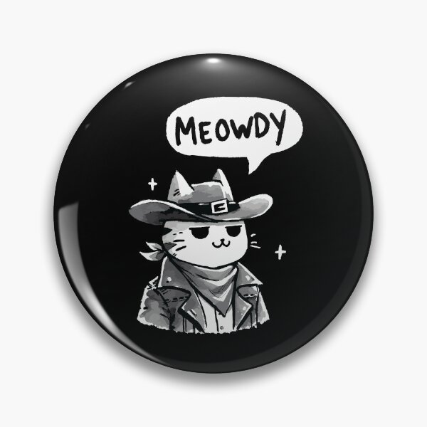 Artikelvorschau, Meowdy Cowboy Cat entworfen und verkauft von DoodleDashShop.