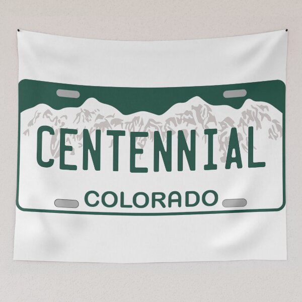 Item preview, Centennial Colorado License Plate designed and sold by Decal Mania.