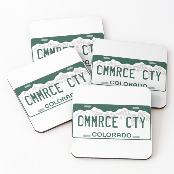 Item preview, Commerce City Colorado License Plate designed and sold by Decal Mania.